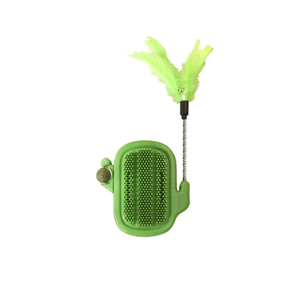 Kaktus z miętką na ściane